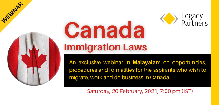 Webinar on Canada Immigration Laws