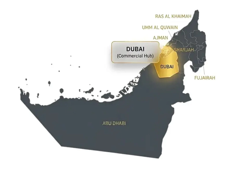 UAE Map 